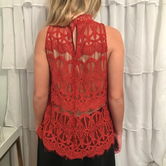 Mock Lace Turtleneck - Picture 3 of 4